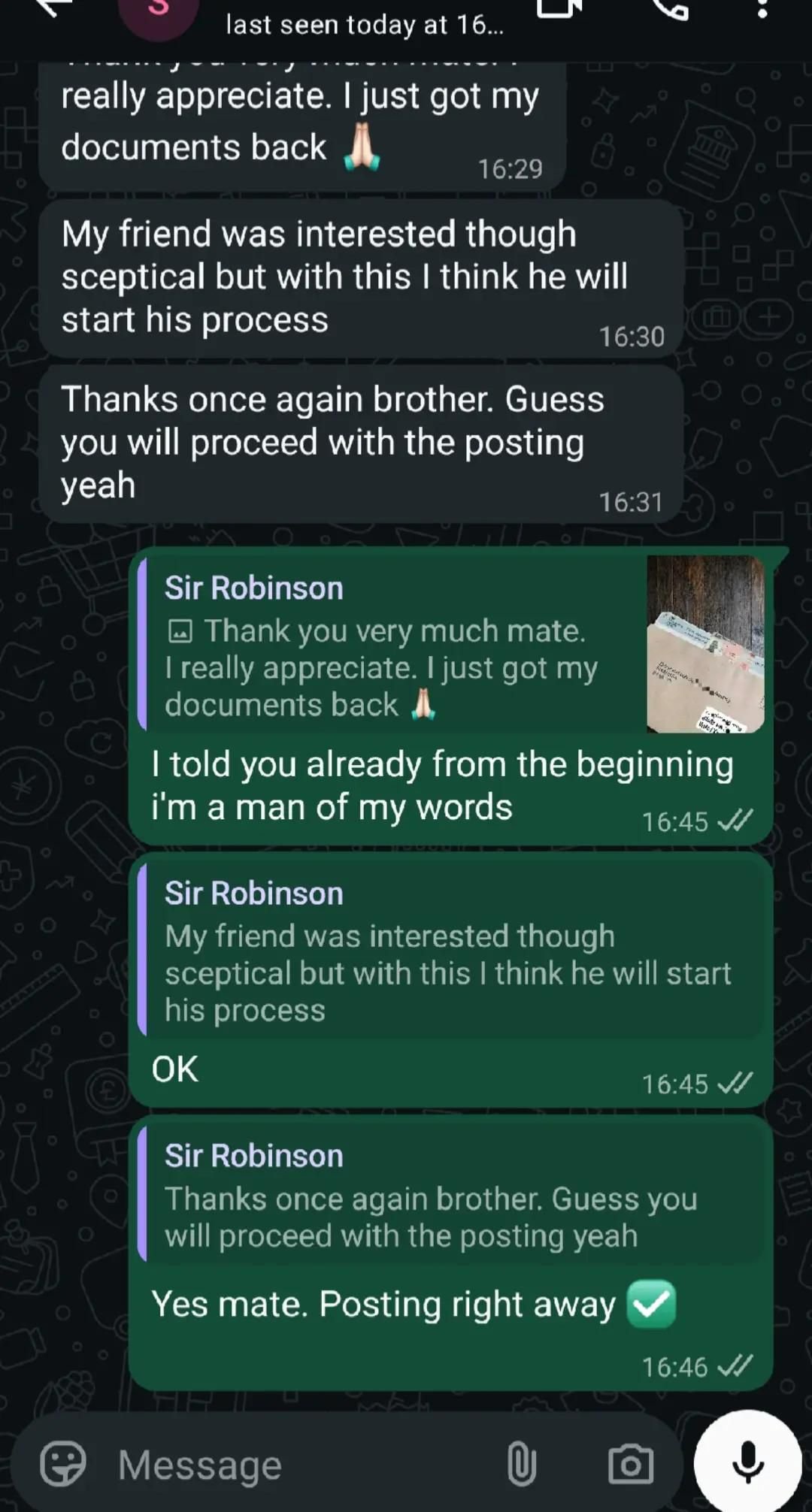 Client conversation screenshot 4